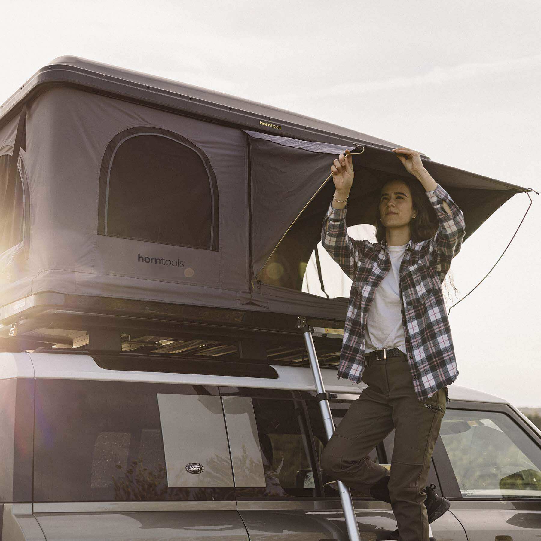 Dachzelt Hartschale Themis für 2 Personen - 140 cm