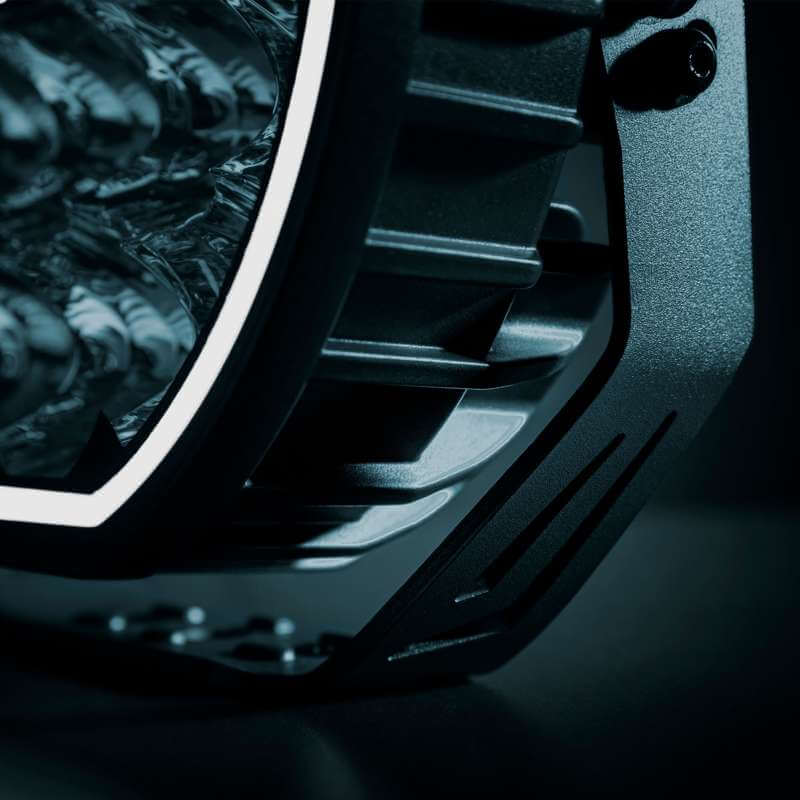 Strands Big Energy DRIVING LIGHT 9″ Orange / Weiß