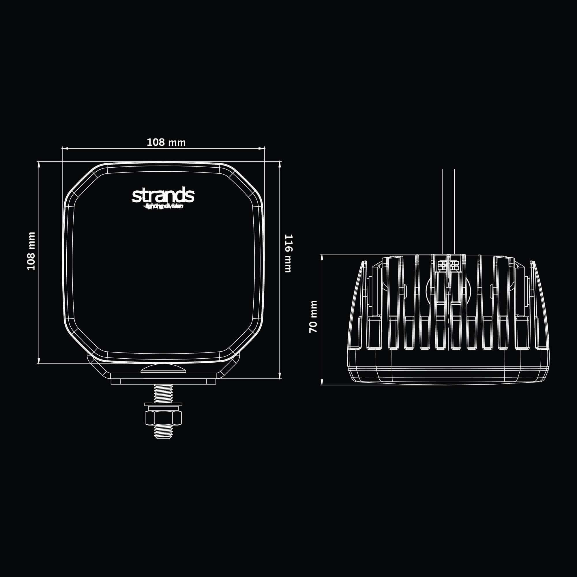 Strands FOR9T NO-GLARE WORK LIGHT 78W