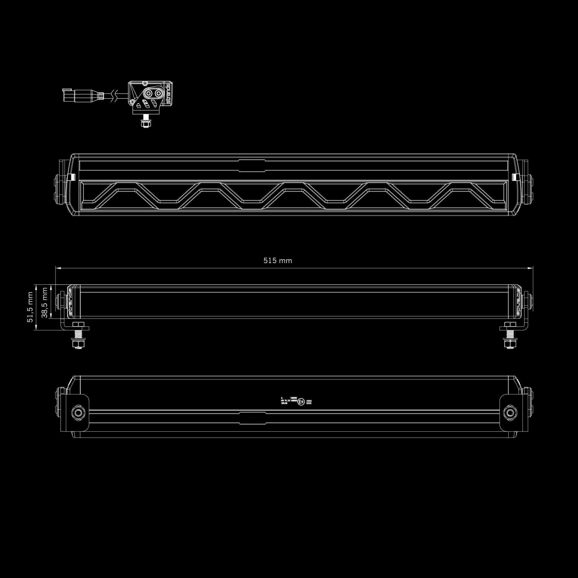Strands FIREFLY LED BAR 20″