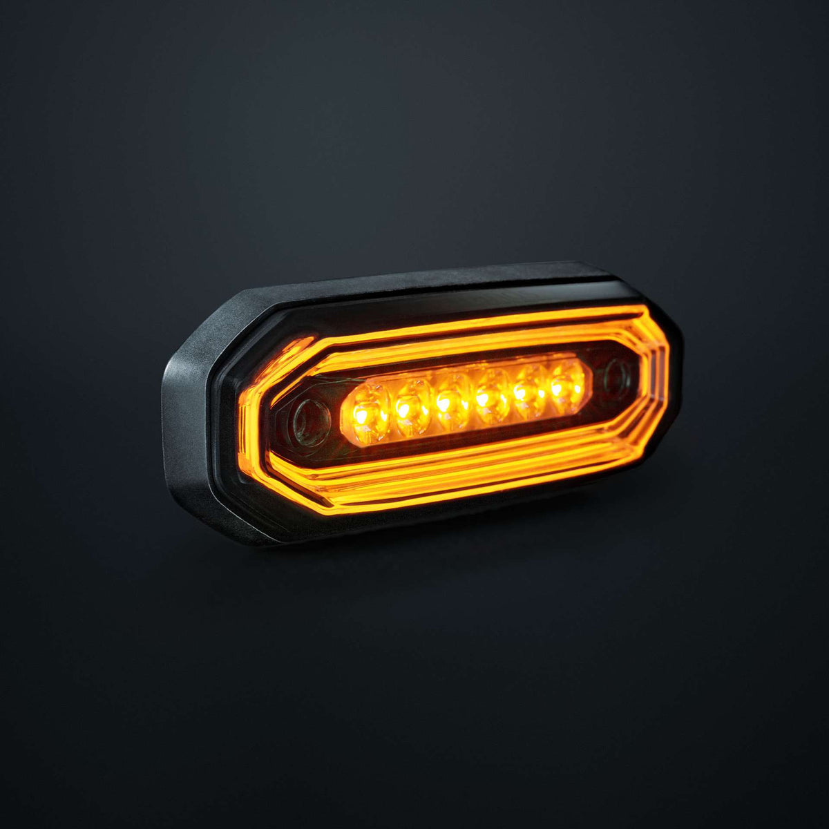 Strands FOR9T AURA FEU D'AVERTISSEMENT DIRECTIONNEL 6 LED orange