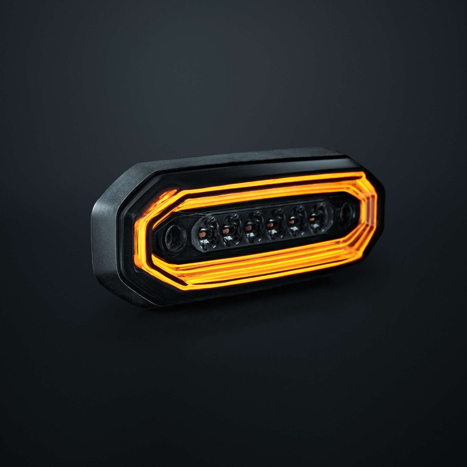 Strands FOR9T AURA FEU D'AVERTISSEMENT DIRECTIONNEL 6 LED orange