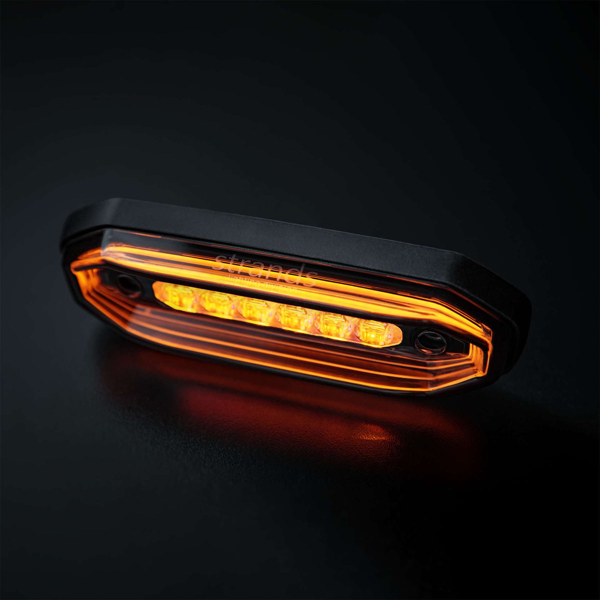Strands FOR9T AURA FEU D'AVERTISSEMENT DIRECTIONNEL 6 LED orange