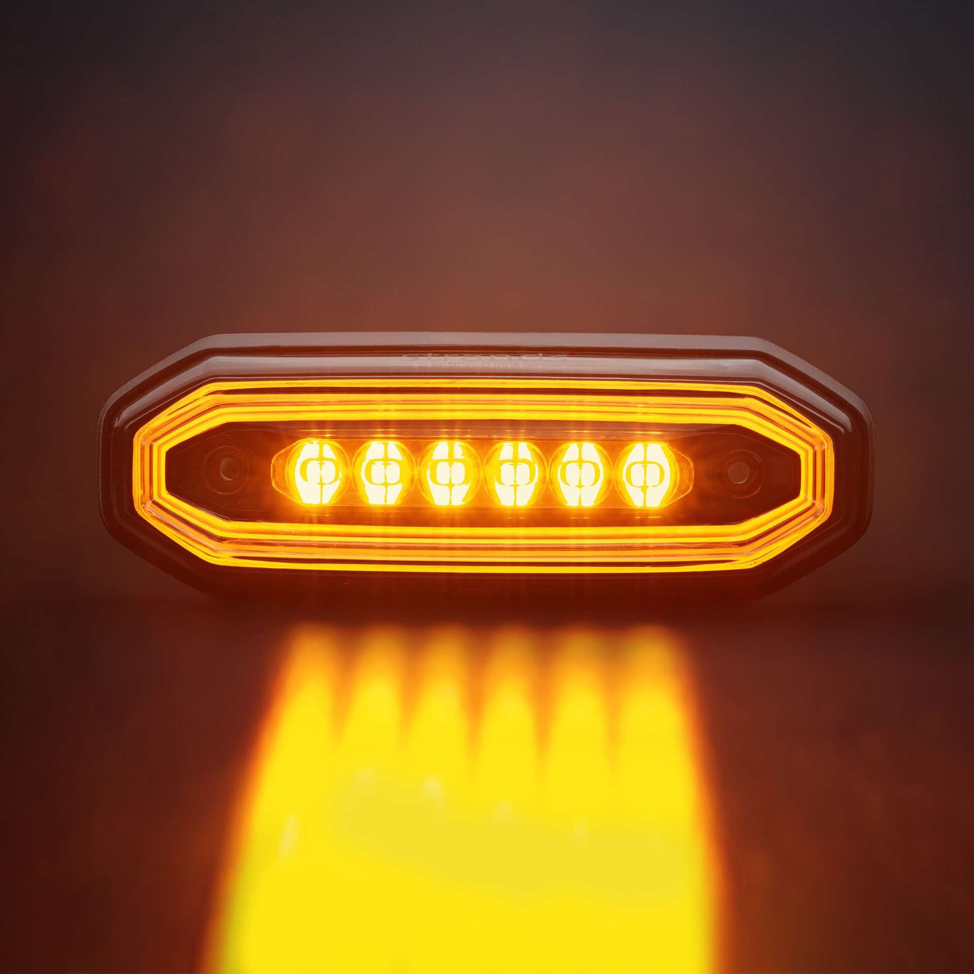 Strands FOR9T AURA FEU D'AVERTISSEMENT DIRECTIONNEL 6 LED orange