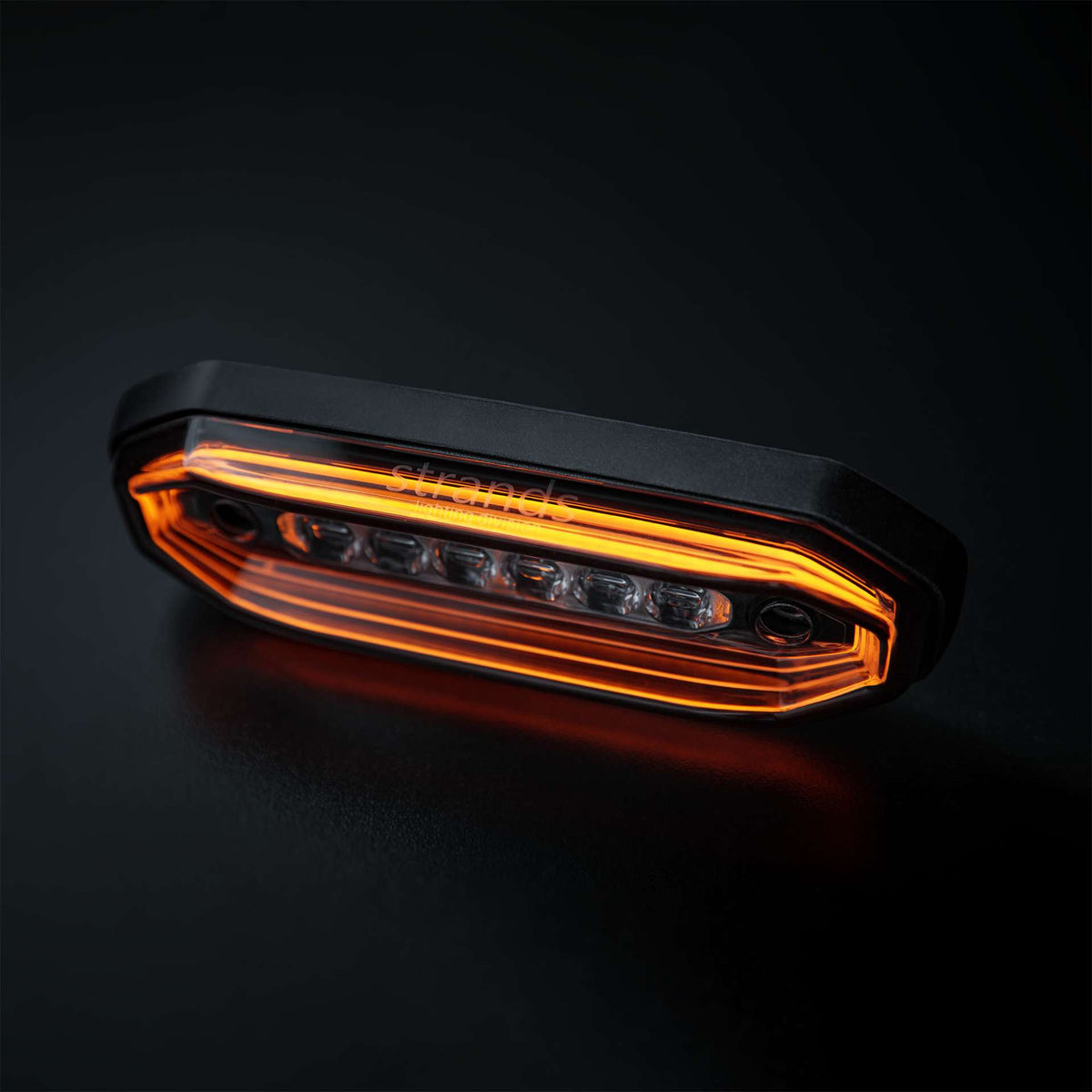 Strands FOR9T AURA FEU D'AVERTISSEMENT DIRECTIONNEL 6 LED orange