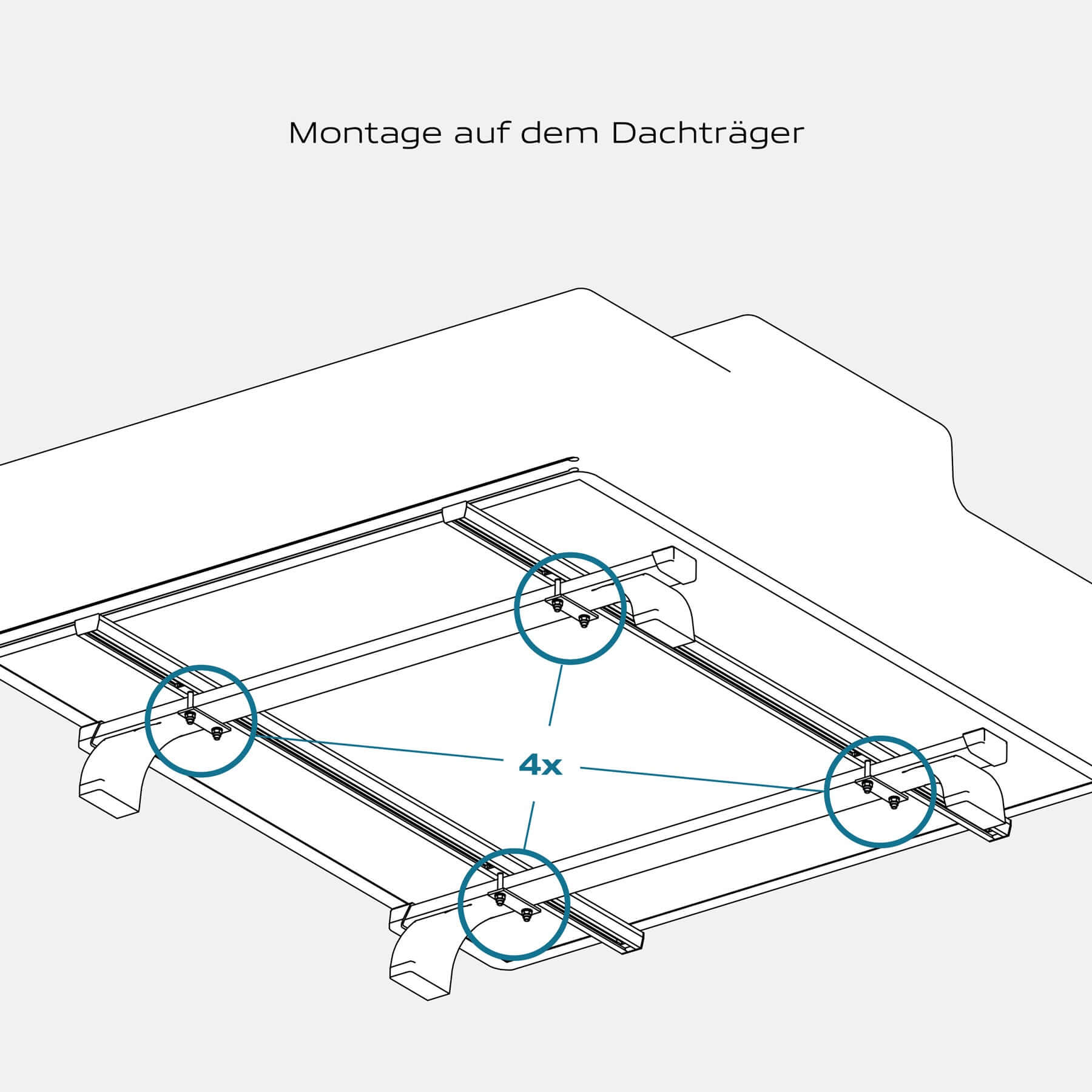 Dachzelt Elements Gen II - Farbe Midnight Stone