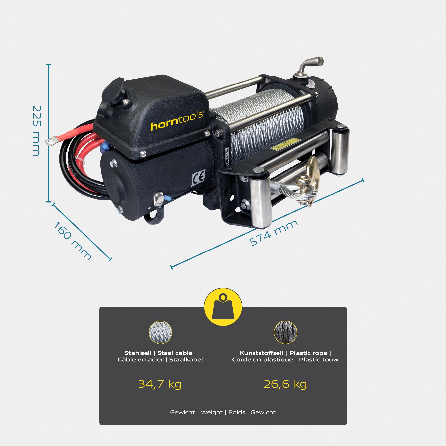 4.3 ton Alpha Quick winch