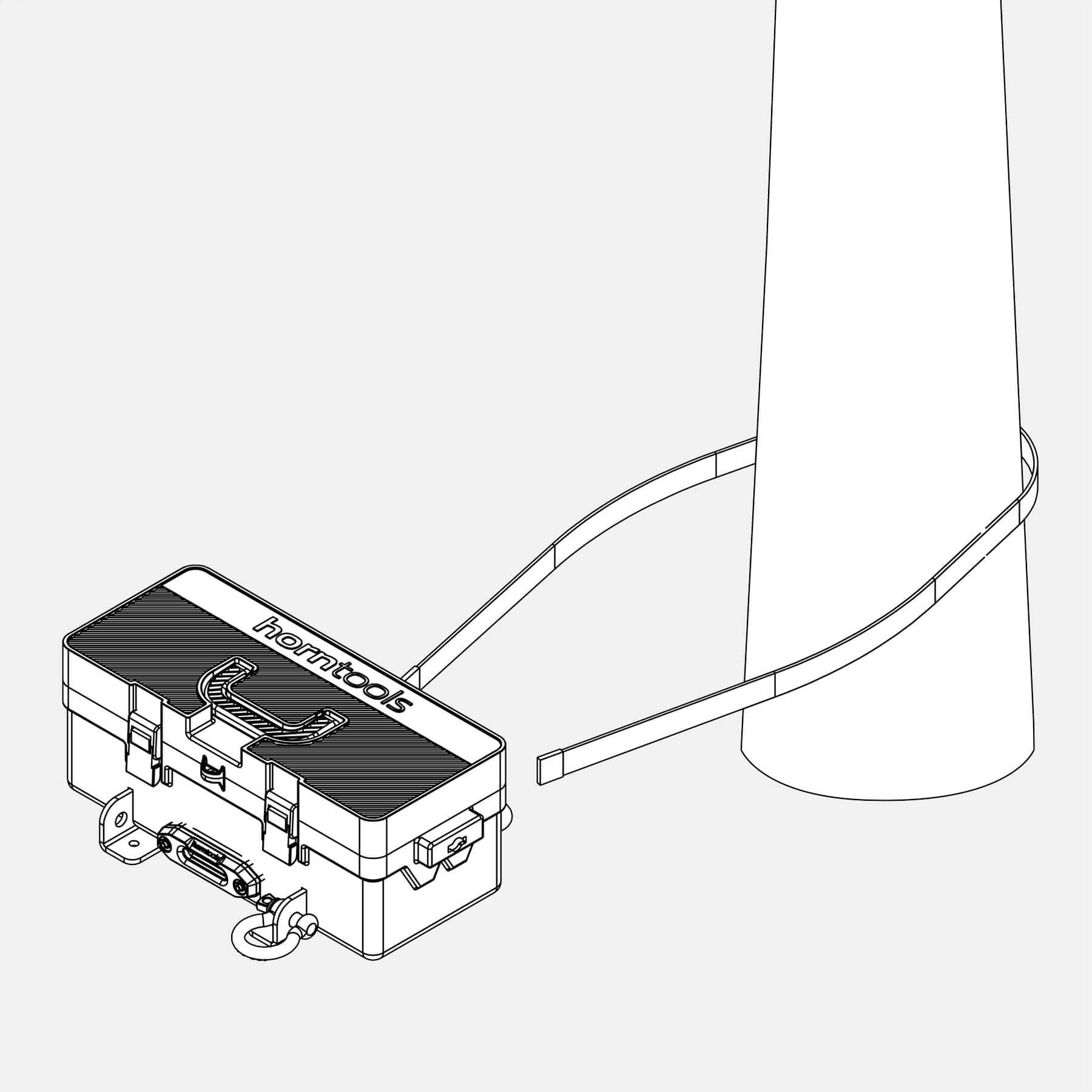 Winch Box - Mobile Seilwinde 1,8 Tonnen
