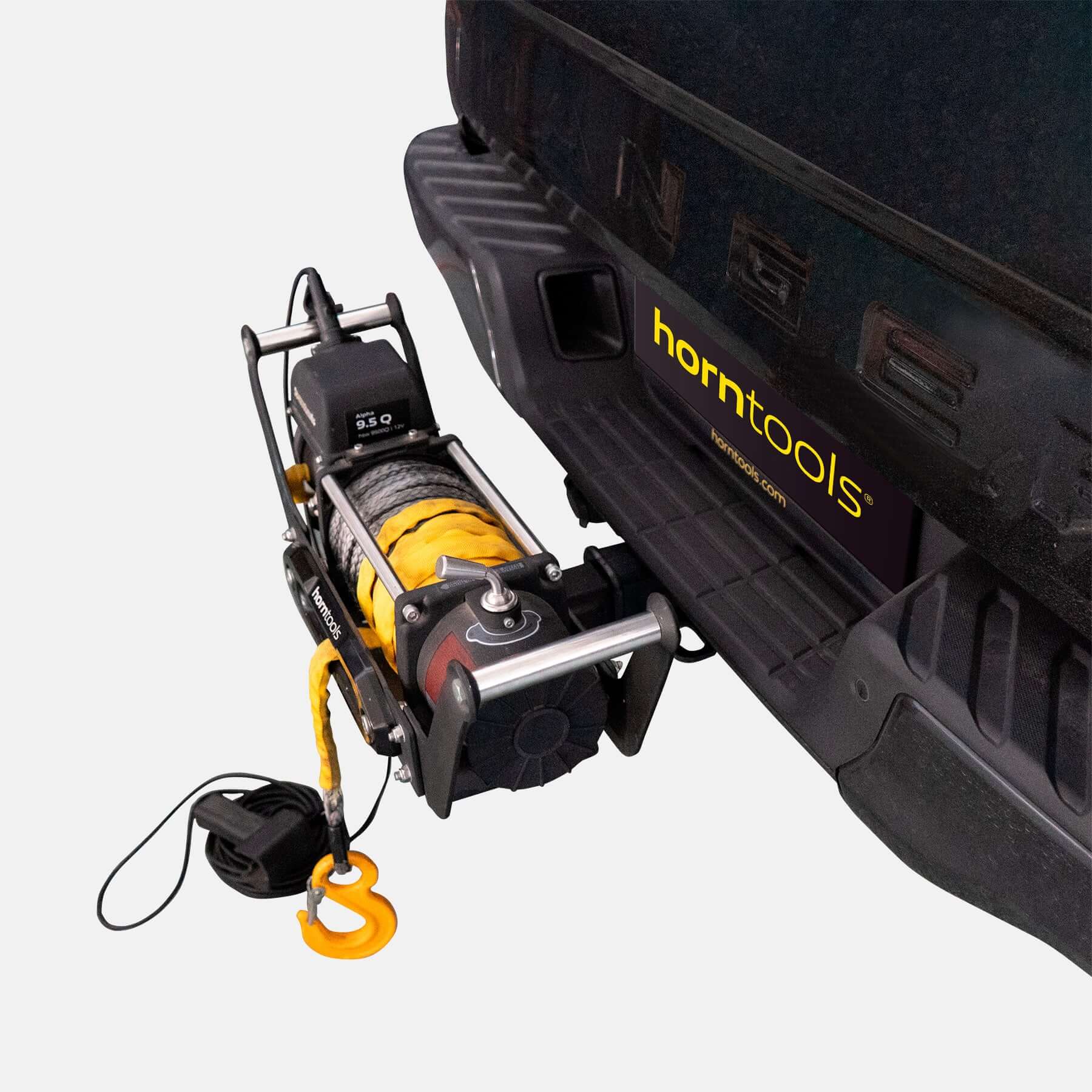 Seilwindesystem Alpha Mobil für 2 Zoll Vierkantrohr (AHK)