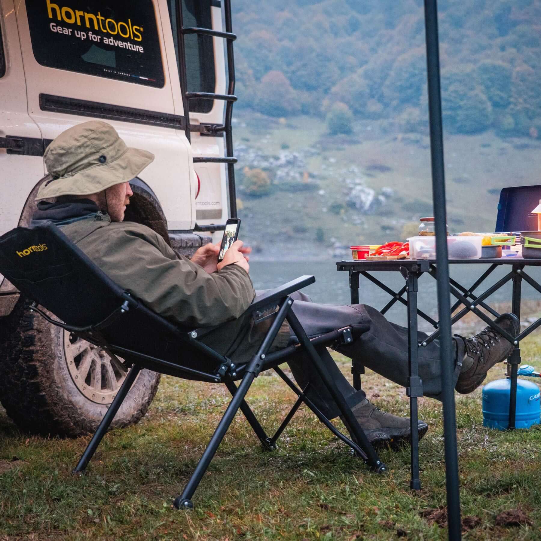 Campingstuhl faltbar Recliner