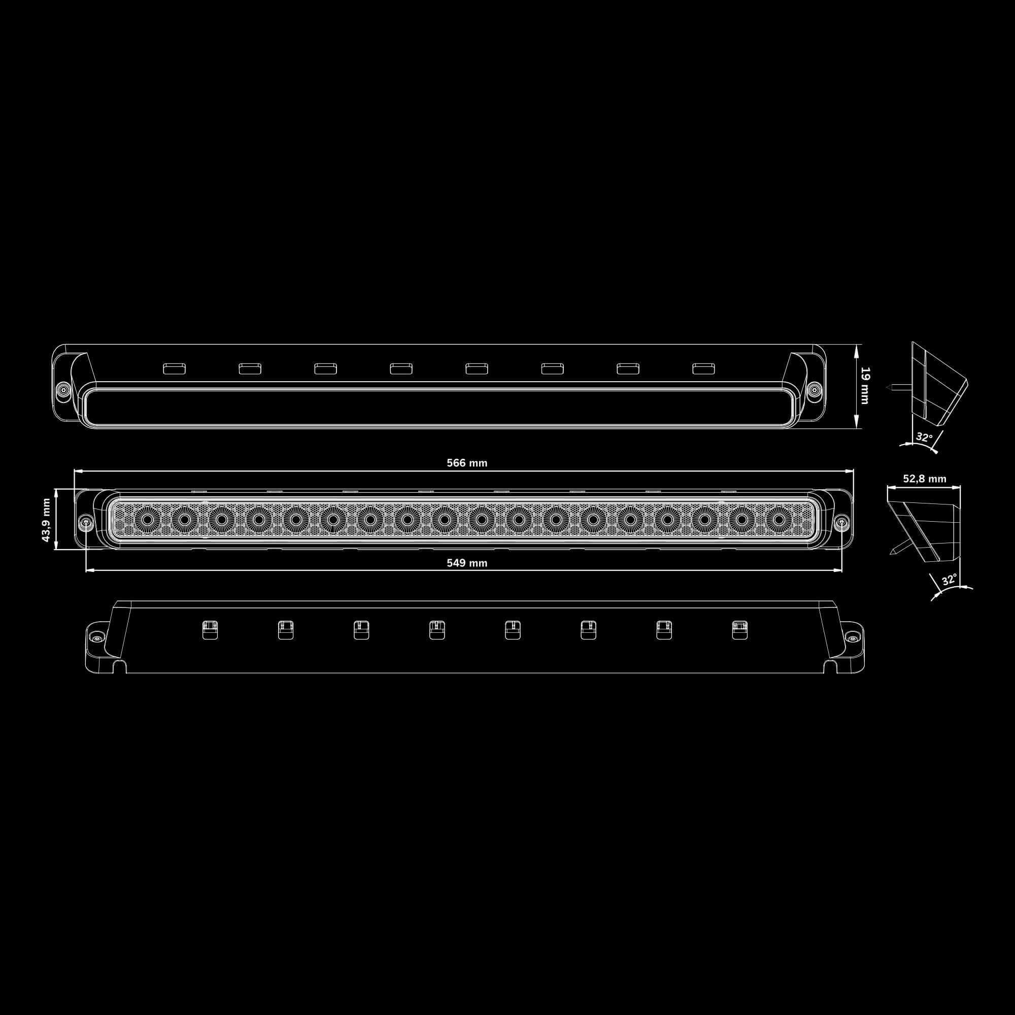 Strands NUUK E-LINE SCENE LIGHT 80W