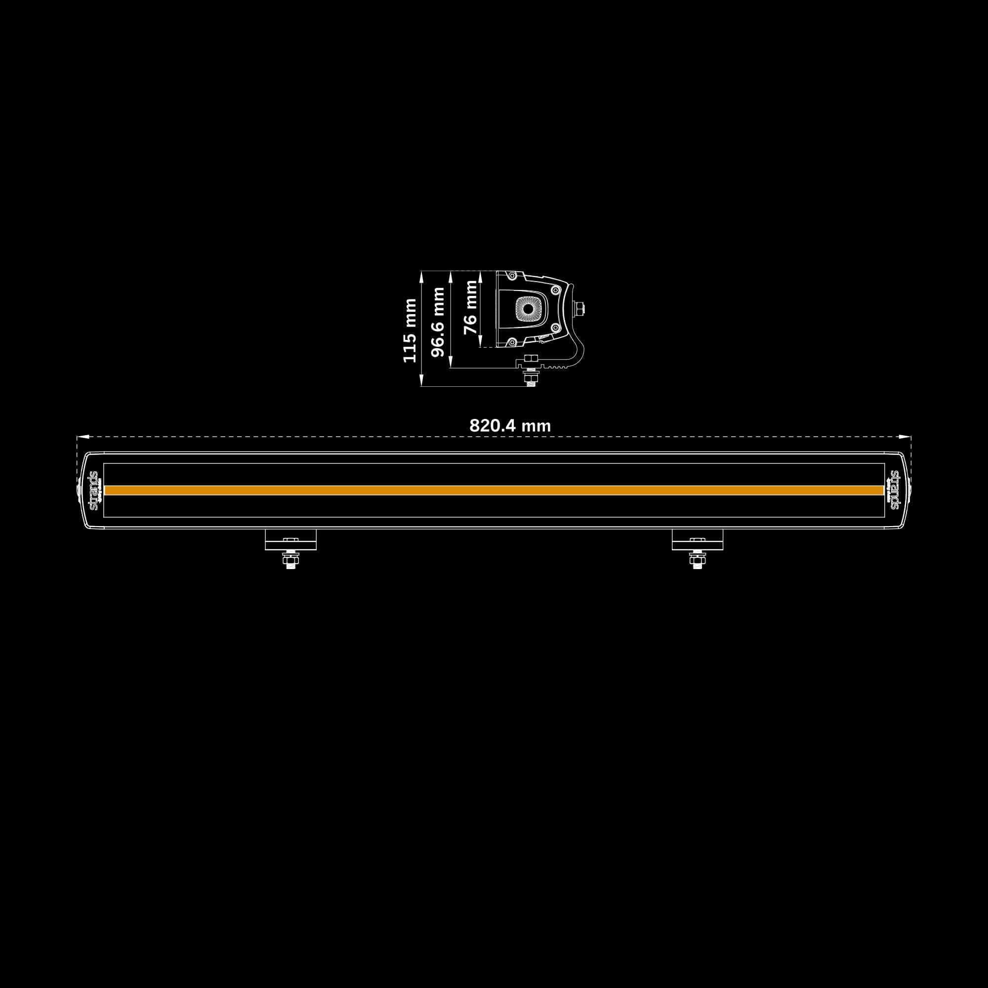Strands SIBERIA XPA DR LED BAR 32″