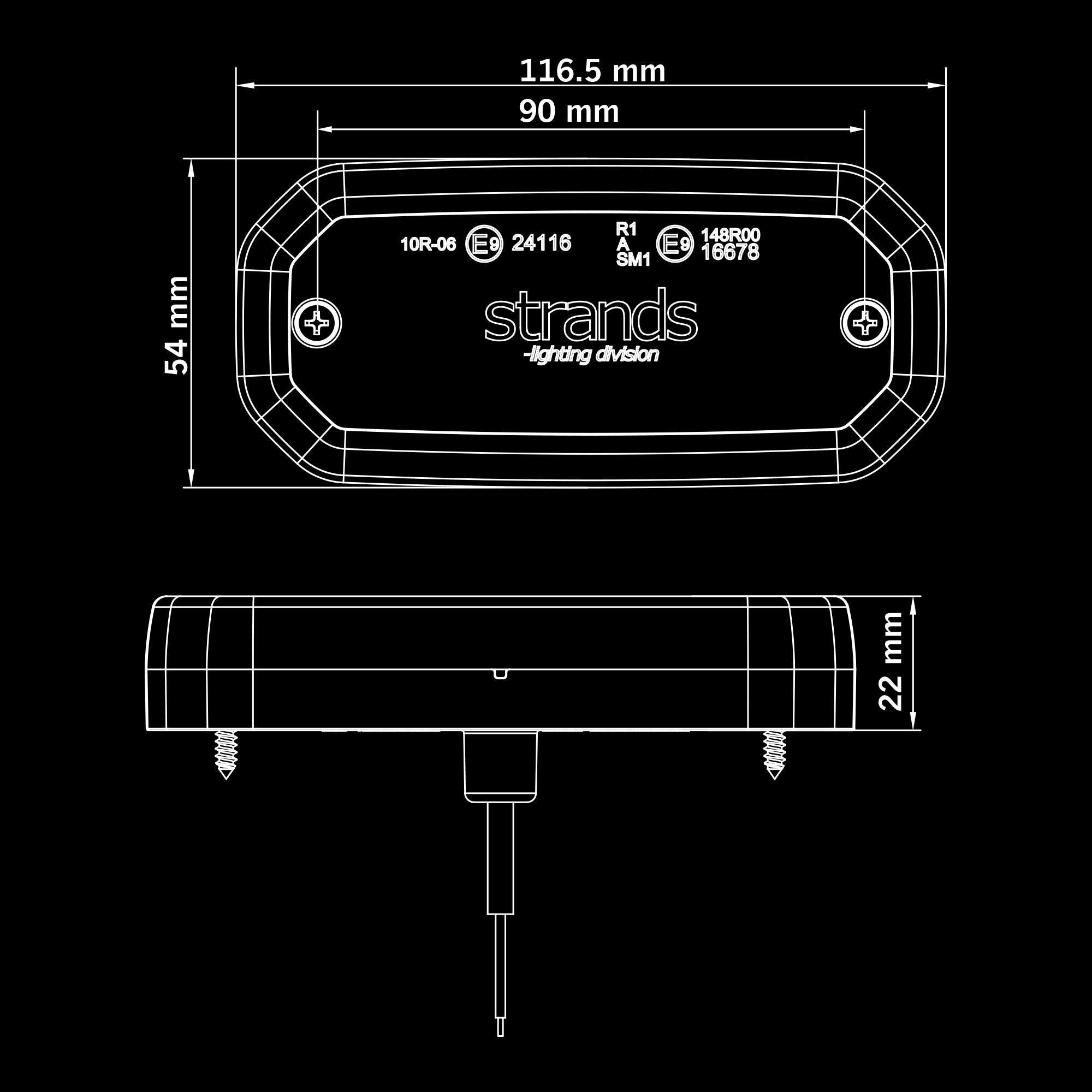 Strands FOR9T Scale Front Position Light
