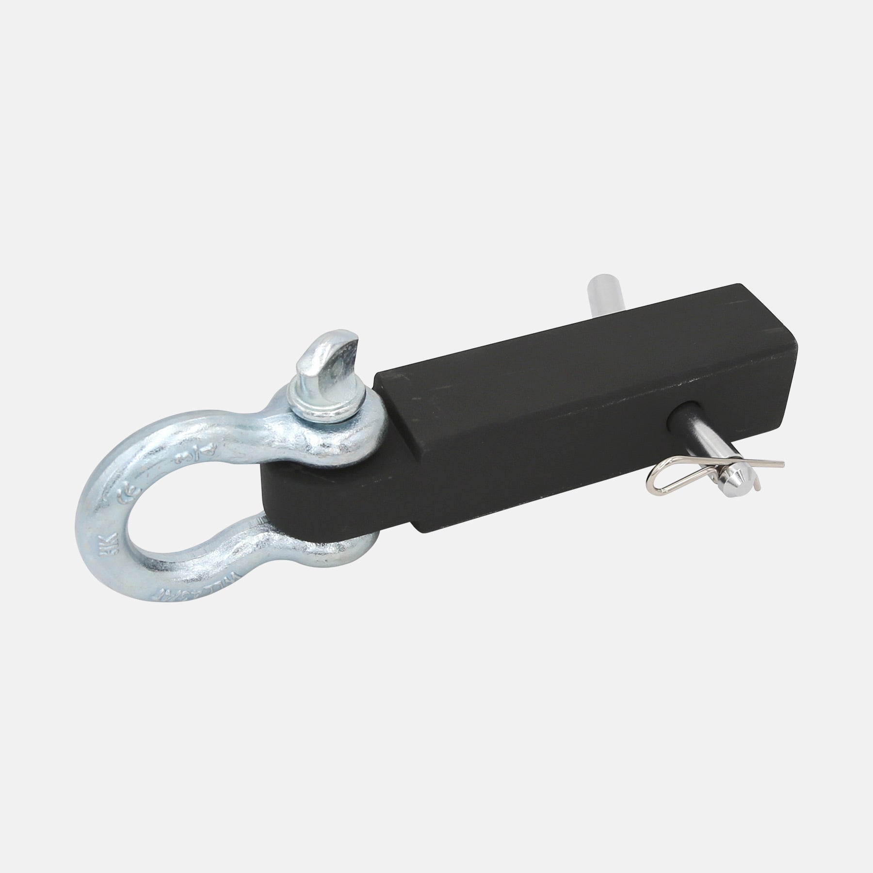 2 pouces Insert d'accouplement de remorque en aluminium avec manille Crochet de remorquage