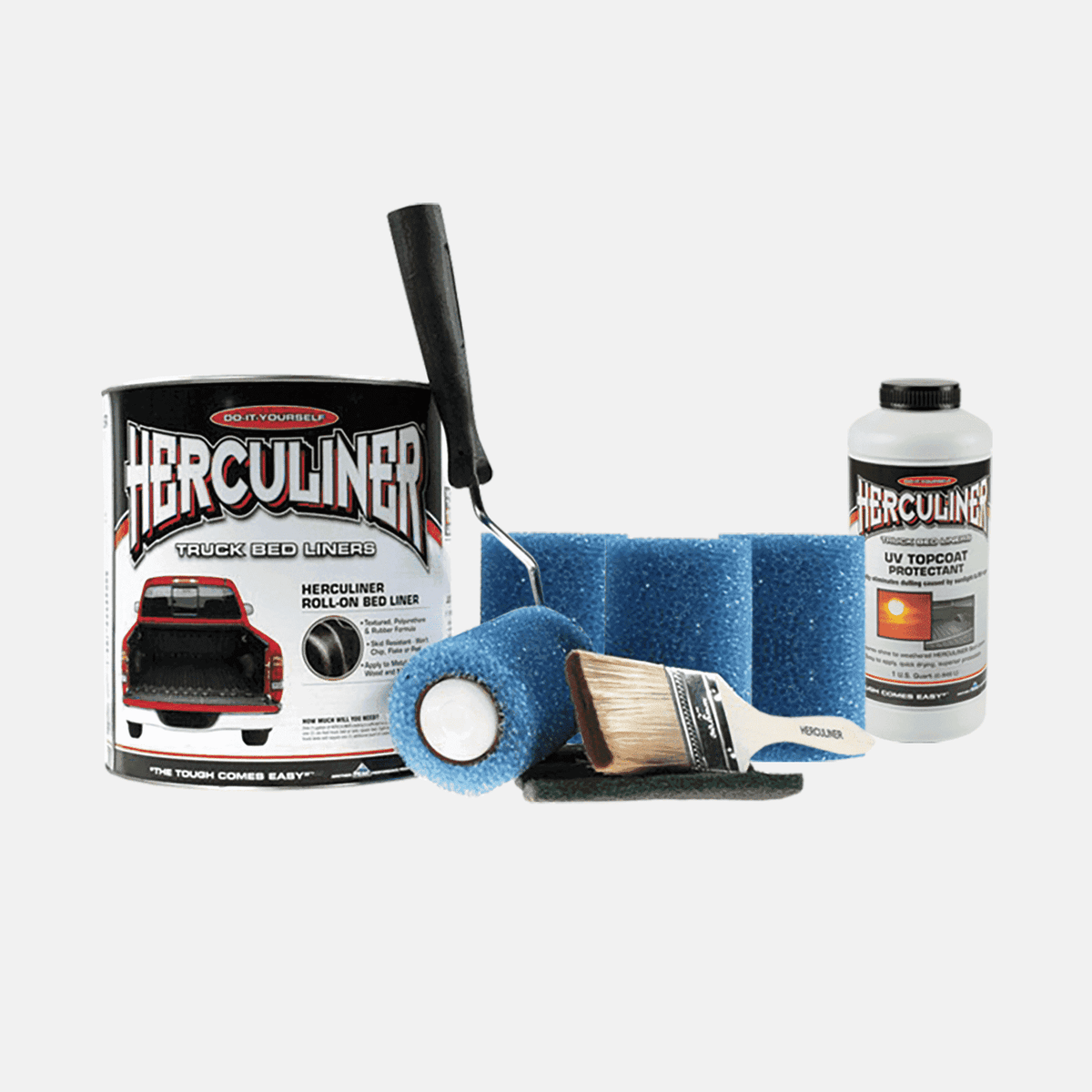 Kit Herculiner 7 m² noir avec protection UV